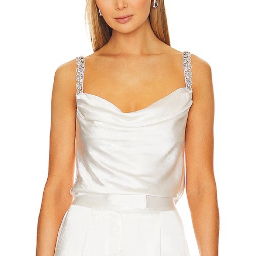 Lovers and Friends Tasha Top in White Size S